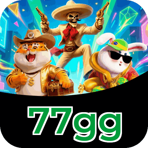 Catálogo slots 77gg mostrando top jogos Gates Olympus Sweet Bonanza Fortune Tiger Big Bass volatilidade RTP